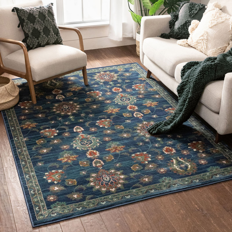 Well Woven Tulsa Arya Vintage Oriental Blue/Green Area Rug & Reviews Wayfair.ca